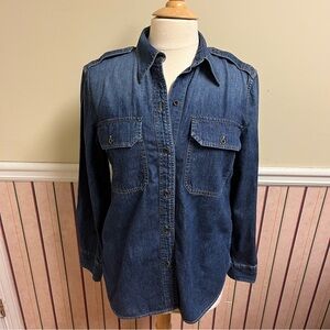 Lauren Ralph Lauren Lauren Jeans Co.  Denim Button-Up Shirt